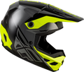 KINETIC CREST HELMET GREY/BLACK/HI-VIS XS
