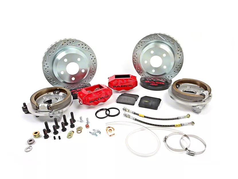 12" SS4 Brake Sys RR Blk 93 Mstng