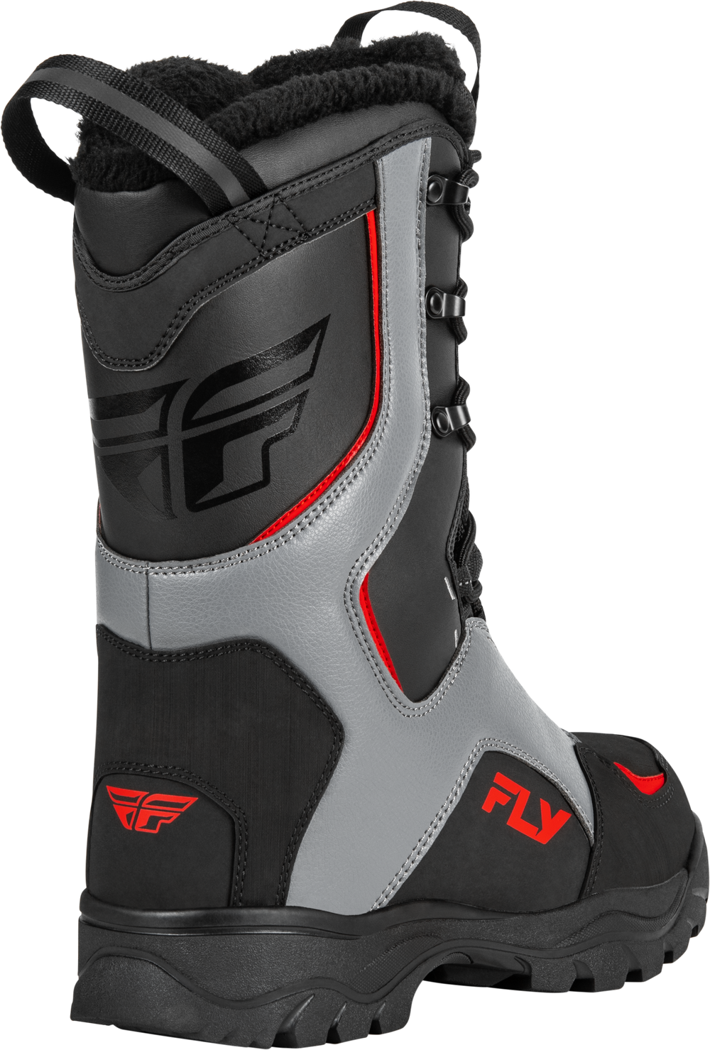 MARKER LACED BOOT BLACK/RED 6