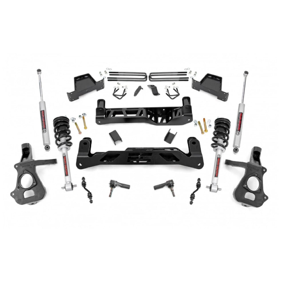1x 187BOX1 7 Lift Kit Alu Stamp Steel N3 Strut Chevy GMC 1500 (14-18)
