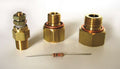 Autometer Gauge Install Kit for LS Engines (Includes Fittings/Short Temp Sensor/Manual)