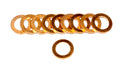 10mm Copper Crush Washers Pkg of 10