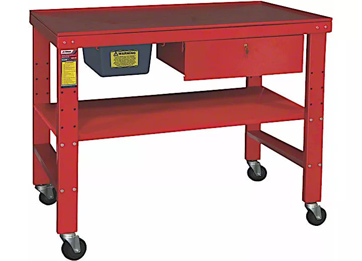 HEAVYDUTY TEARDOWN BENCH WITH FLUID CATCH