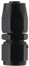 Fragola -12AN Straight Pro-Flow Hose End - Black