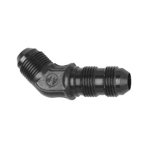 Fragola -16AN x 45 Degree Bulkhead - Black