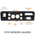 AutoMeter auto part installed view