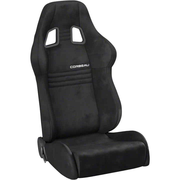 ~(65 lbs. 44X22X21)~ A4 Black Microsuede Wide