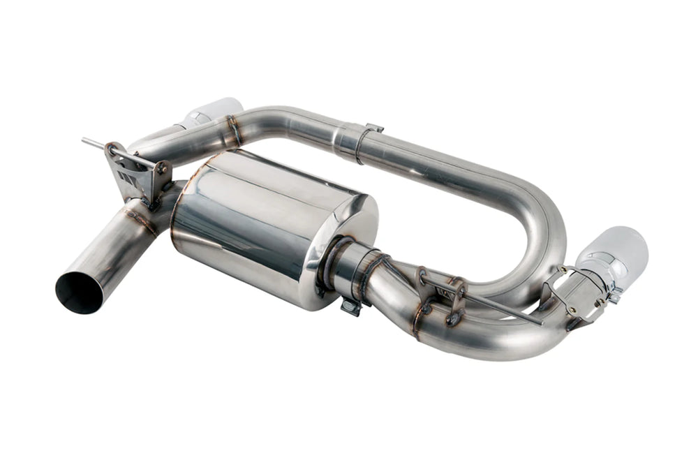 AWE Tuning silver axle-back exhaust