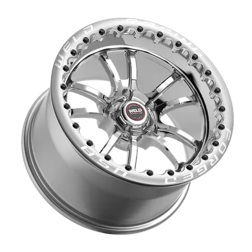 Weld S70 RT-S 15x10in / 5x115 BP / 6.5in. BS - Black Center - Polished Shell Wheel