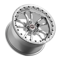 Weld S70 RT-S 15x10in / 5x115 BP / 6.5in. BS - Black Center - Polished Shell Wheel