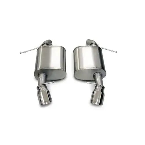 2.5 Inch Axle-Back Sport Dual Exhaust 4.0 Inch Polished Tips 07-12 BMW 335i E92 Coupe Stainless Stee