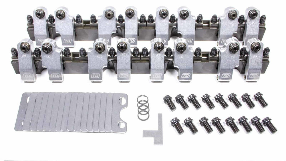 SBC Shaft Rocker Arm Kit - 1.6/1.6 Ratio
