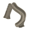 SIDEWINDER STANDARD 7FT 8IN RIGHT HAND ROTO MOLDED DECK MOUNTED POOL SLIDE SAND