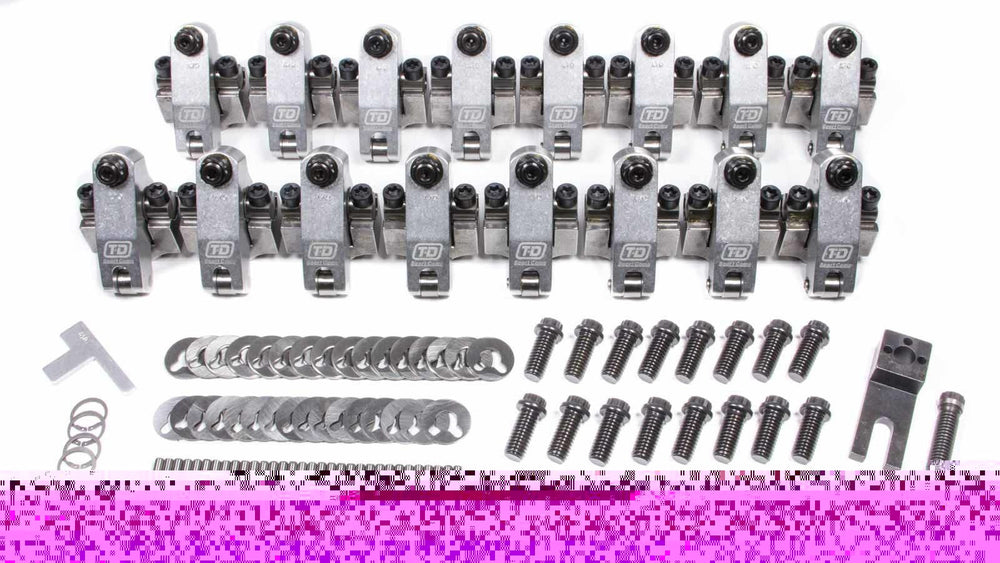 BBC Shaft Rocker Arm Kit w/Brodix SR20 Heads