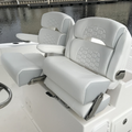 HELM SEAT, 25" CAPRI DELUXE WHITE S