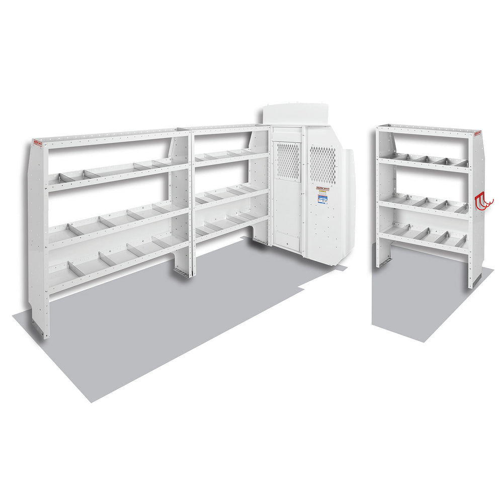 COMMERCIAL SHELVING PACKAGE FOR HIGH ROOF 148 WB TRANSIT