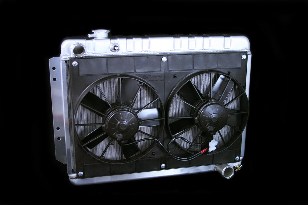 Radiator w/Fans Impala 59-64 Manual Trans Raw