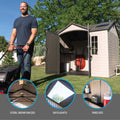 LIFETIME 10 FT. X 8 FT. OUTDOOR STORAGE SHED (60005)