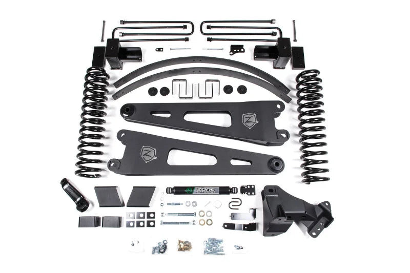 2017-19 F250/350 6in Suspension System - Diesel - 2 Leaf Main - Dual Stabilizer