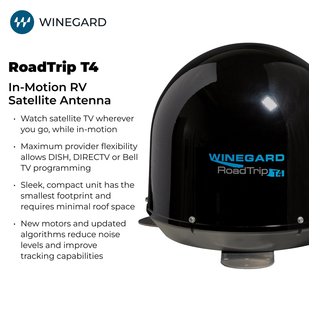 ROADTRIP T4 INMOTION AUTOMATIC SATELLITE ANTENNA BLACK