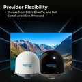 ROADTRIP T4 INMOTION AUTOMATIC SATELLITE ANTENNA BLACK