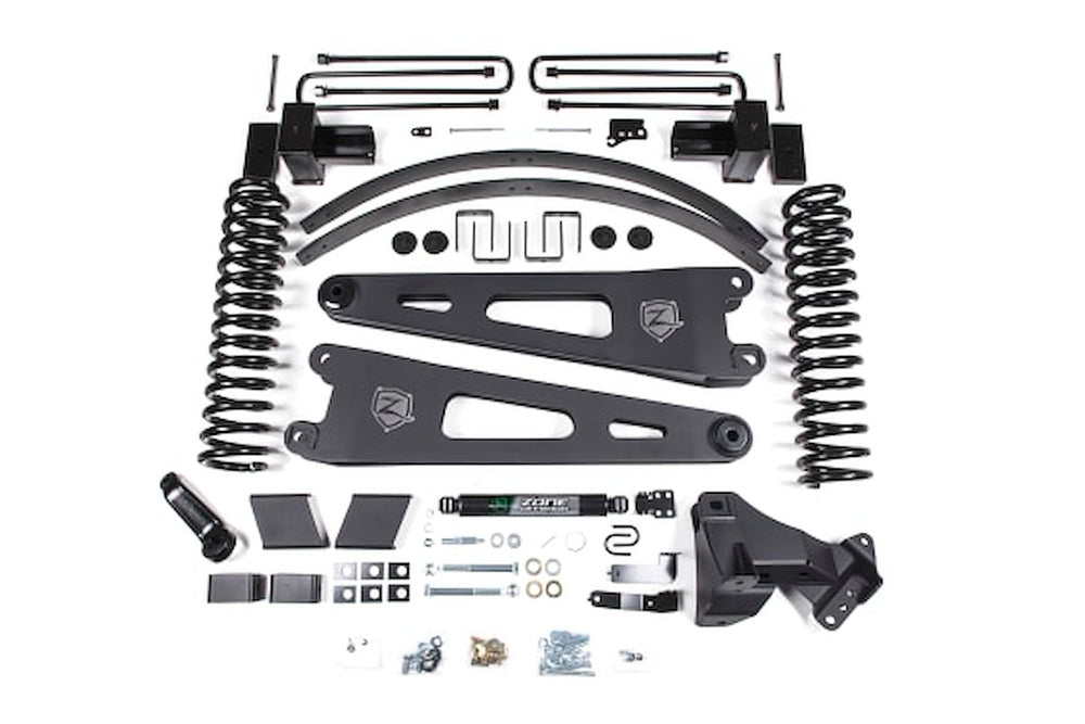 2017-19 F250/350 6in Suspension System - Dsl - 3 Leaf Main - Dual Stabilizer