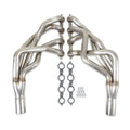 LS Swap Long Tube Headers Stainless GM 1St Gen F & X-Body W, LS Motor Tube Size 1 7, 8 Collector Size 3 Inch Port Shape Round, 304 Stainless Steel Construction Hooker BlackHeart