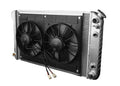 Radiator w/Fans Chevelle LS 73-77 Auto Trans Raw