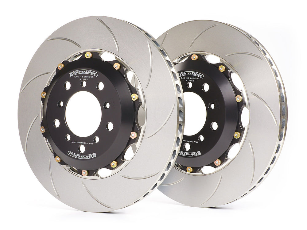 GiroDisc 01-06 BMW M3 (E46 w/345mm Front Rotor) Slotted Front Rotors