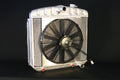 Radiator w/Fans 55-57 Chevy Auto Trans Raw