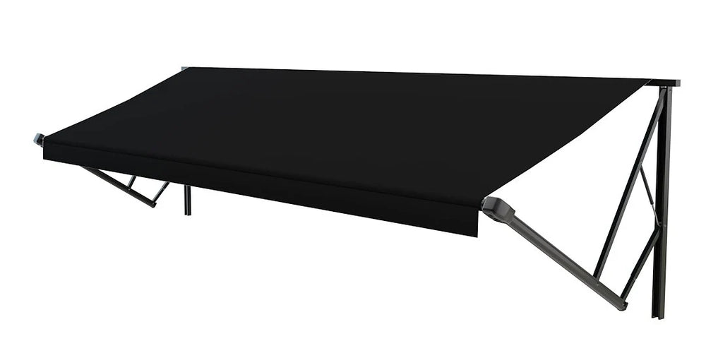 SOLID BLK AWNING W/WTHERGRD 12'LED