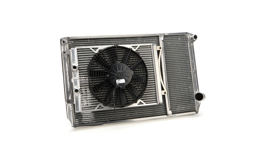 Radiator Dbl 29x18 W/Oil Cooler Fan w/o Fill