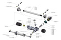3in Rack Pro w/Dual Pull Cylinder Slot Eye