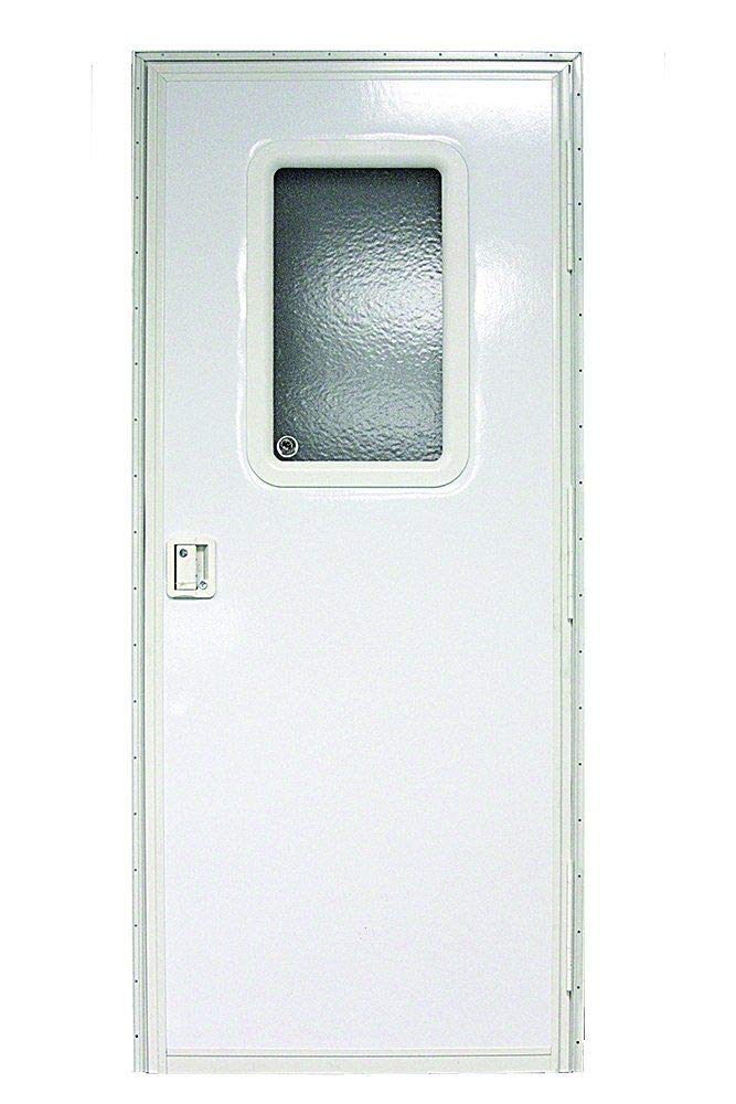 24IN X 68IN RH SQUARE ENTRY DOOR POLAR WHITE