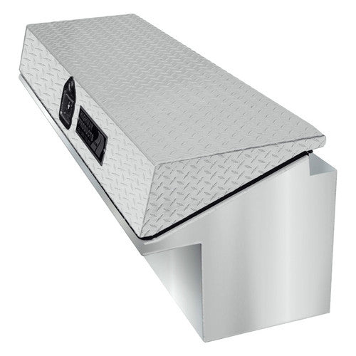 48X16X16 LOW SIDE TOOL BOX WITH SMOOTH ALUMINUM BASE/DIAMOND PLATE LID