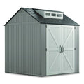 RUBBERMAID 7FT X 7FT EASY INSTALL SHED GRAY