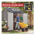 RUBBERMAID 7FT X 7FT EASY INSTALL SHED GRAY