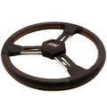 Steering Wheel 15in Flat Carbon 3 Spoke XL Grip
