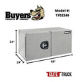 48x24x24 ALUMINUM W/BARN DOOR UNDERBODY