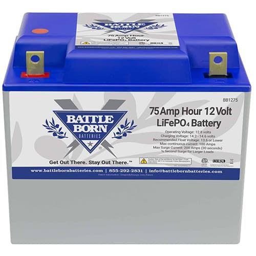 75AH 12V GROUP 24 LIFEPO4 DEEP CYCLE BATTERY