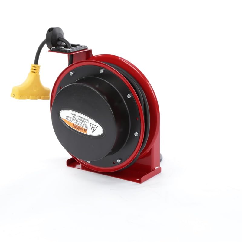 CORD REEL TRIPLE OUTLET