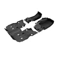 18-22 JEEP WRANGLER JLU 4DR FRONT AND REAR FLOORING MESA SMOKE