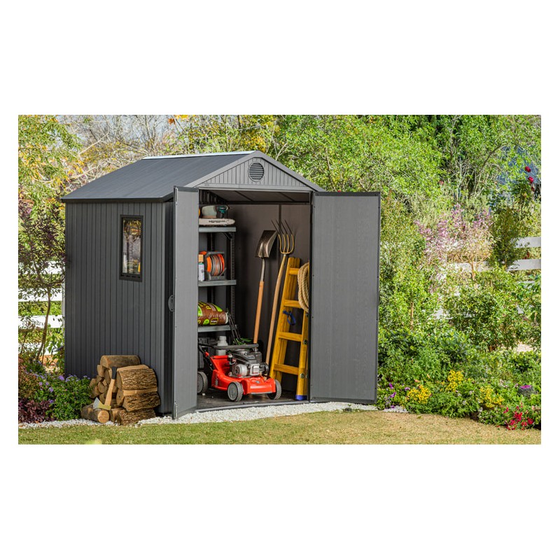 DARWIN 6X6 STORAGE SHED GRAPHITE