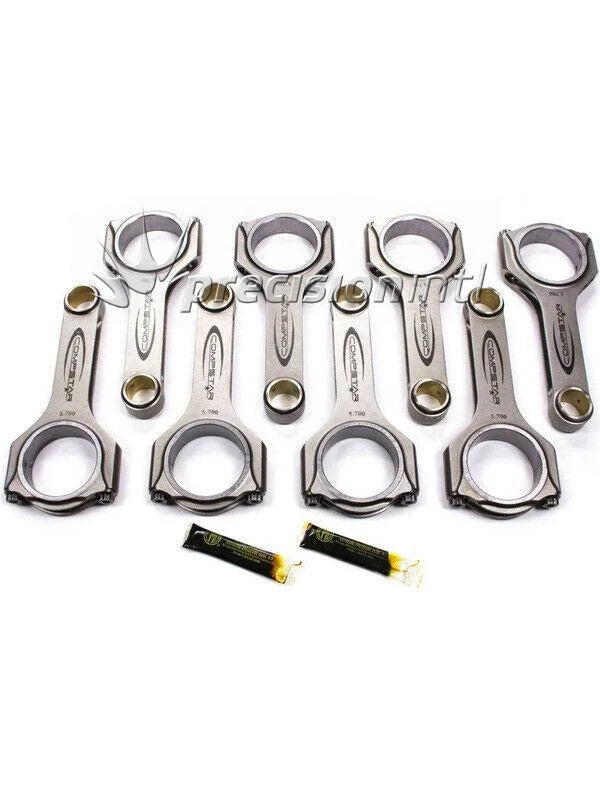 SBC 5.850 CS H-Bean Rod Set 2.000 Crank Pin