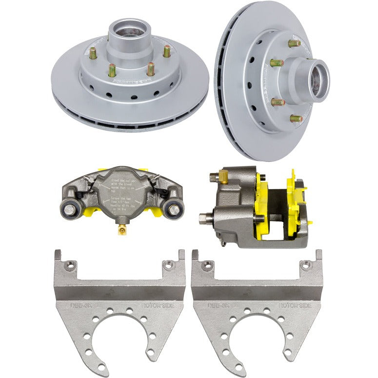 ONE WHEEL INTEGRAL 6000LB STAINLESS STEEL DISC BRAKES