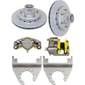 ONE WHEEL INTEGRAL 6000LB STAINLESS STEEL DISC BRAKES