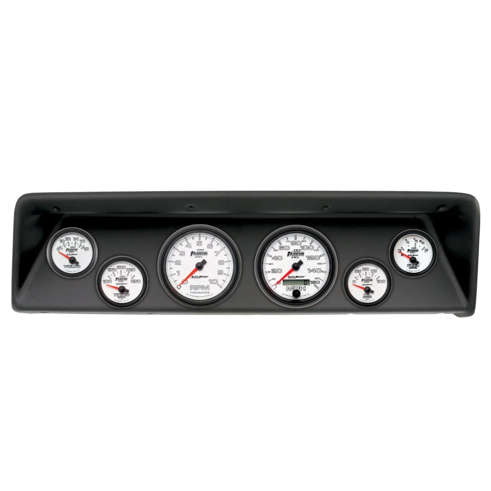 DIRECT FIT DASH KIT (3 3 8in X2 2 1 16in X4) CHEVROLET NOVA 66-67 PHANTOM II