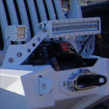 ~(45 lbs. 72X16X11)~ 18-Current - JL-JLU Kelvin Rear Bumper w/ Tow Shackle - Textured Black Powder Coat Alum Textured Black PC