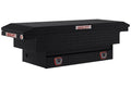 SADDLE BOX ALUMINUM COMPACT LOW PROFILE GLOSS BLACK 8.0 CU FT