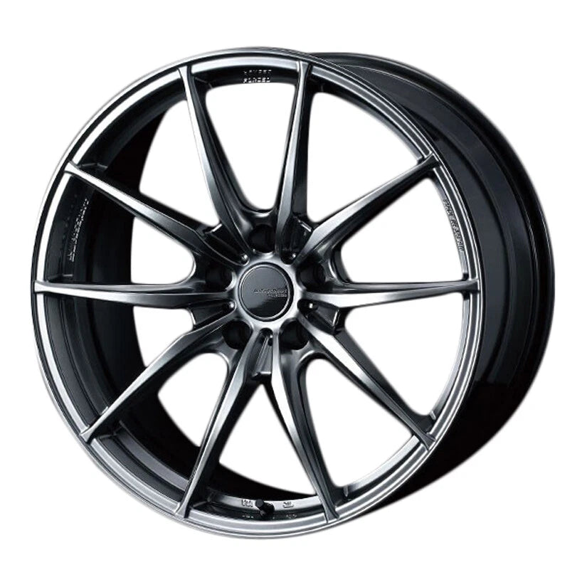 WedsSport FT-117 20 x 10 25 5-114.3 DI-BK (Diamond Black)